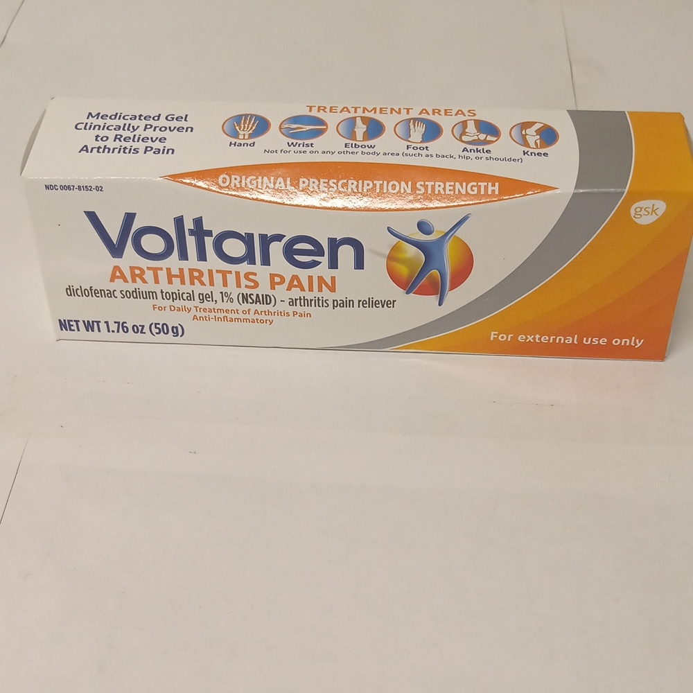 Arthritis Pain Reliever Anti-Inflammatory Topical Gel 1.76oz Voltaren